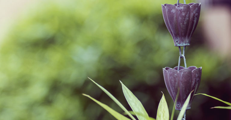 Comment faire une chaîne de pluie dans votre jardin avec MYKE